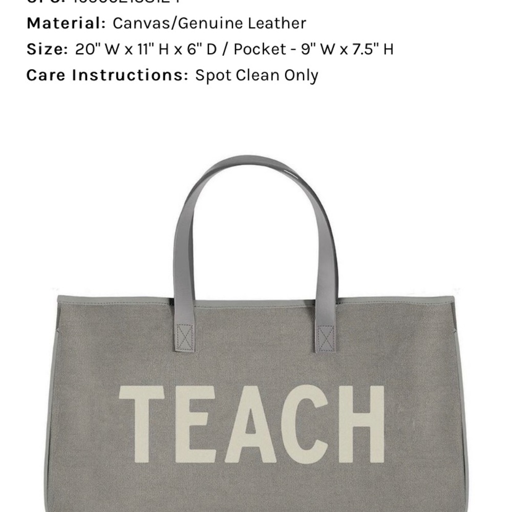 Canvas tote